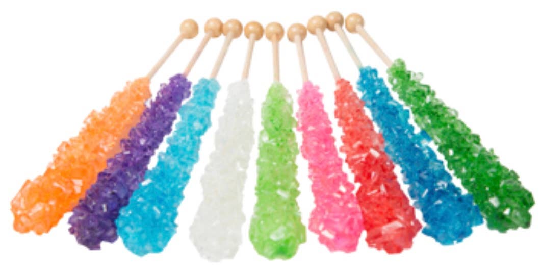Nostalgic Old-Fashioned Rock Candy 🍭 w/ Stick 36 Count Tub