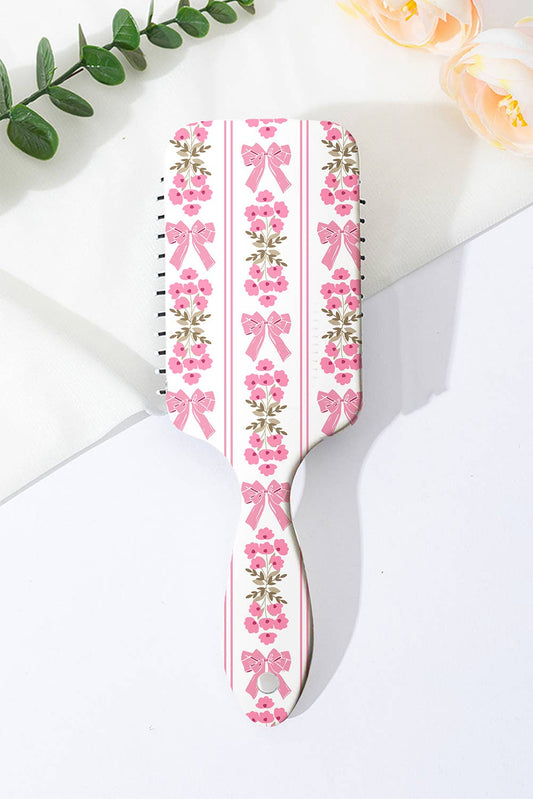 Floral Bow Hair Brush