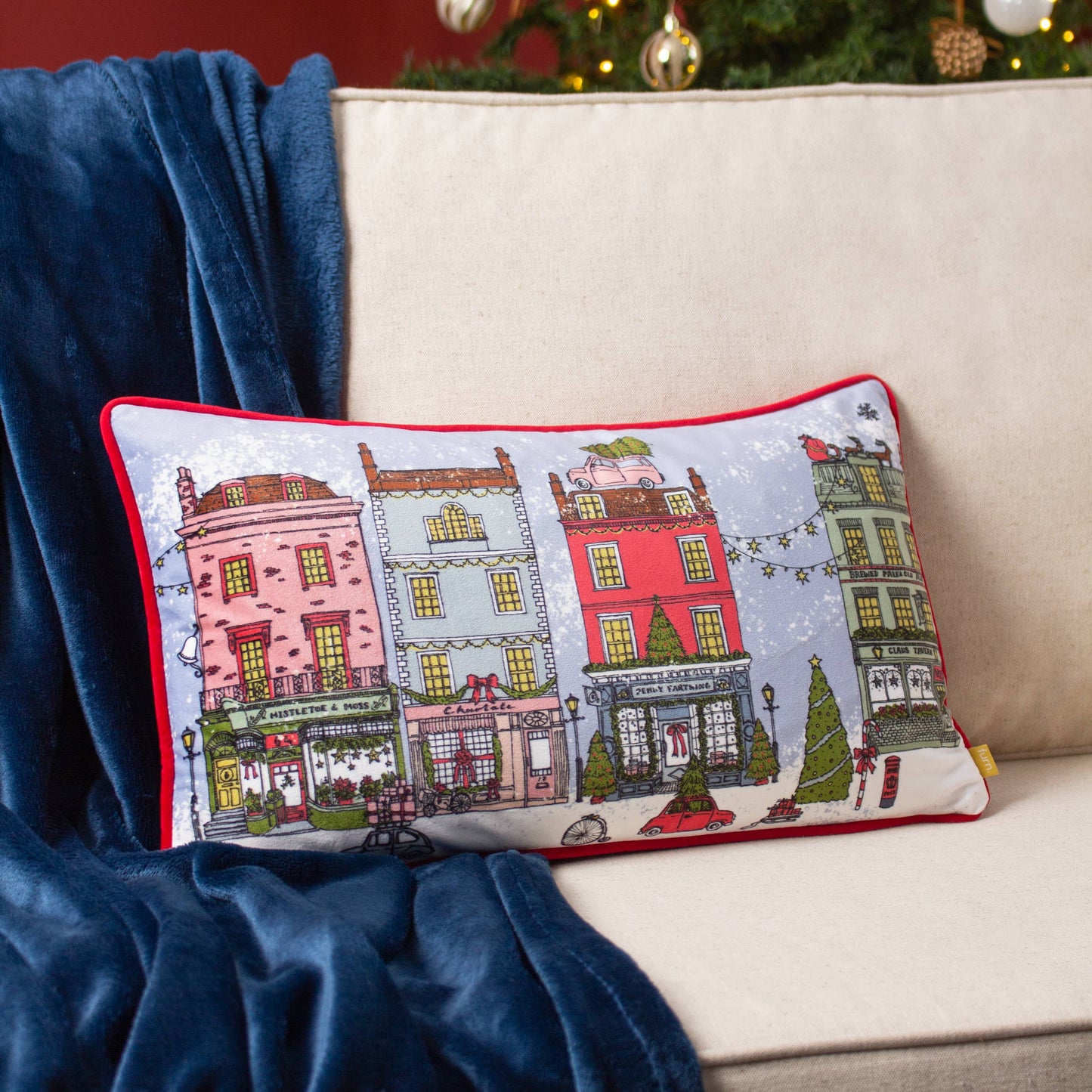 Christmas Spirit Festive Pillow