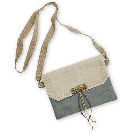 Slate Fold Over Crossbody Bag