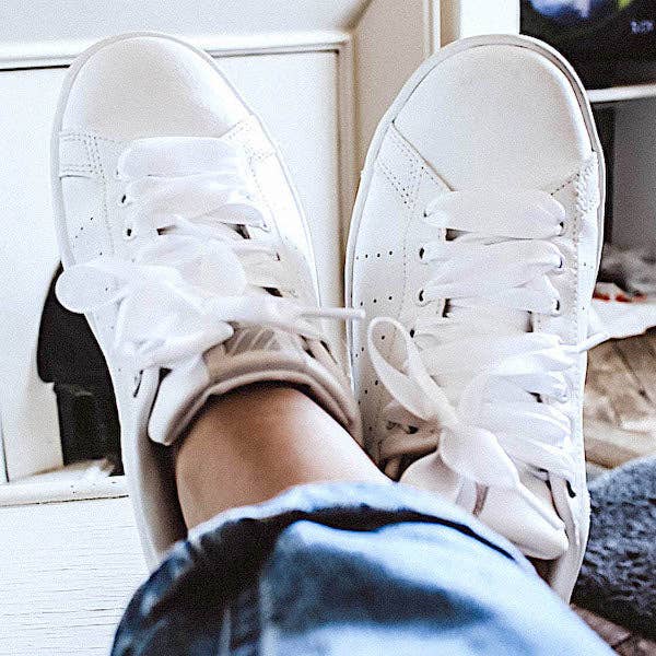 White Satin Laces