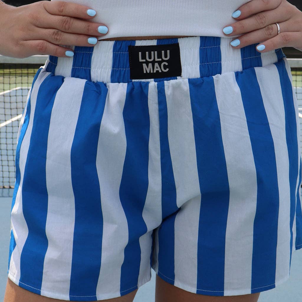 Blue Stripe Boxer Shorts