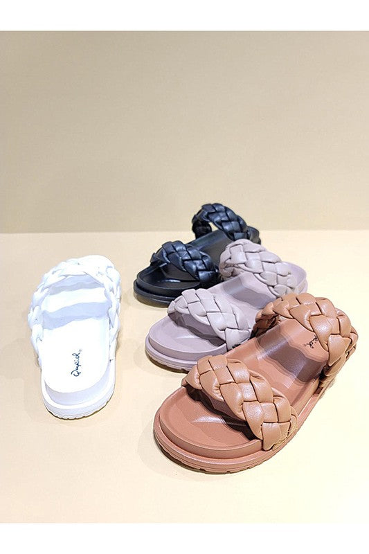 Braided Slip on Sandal